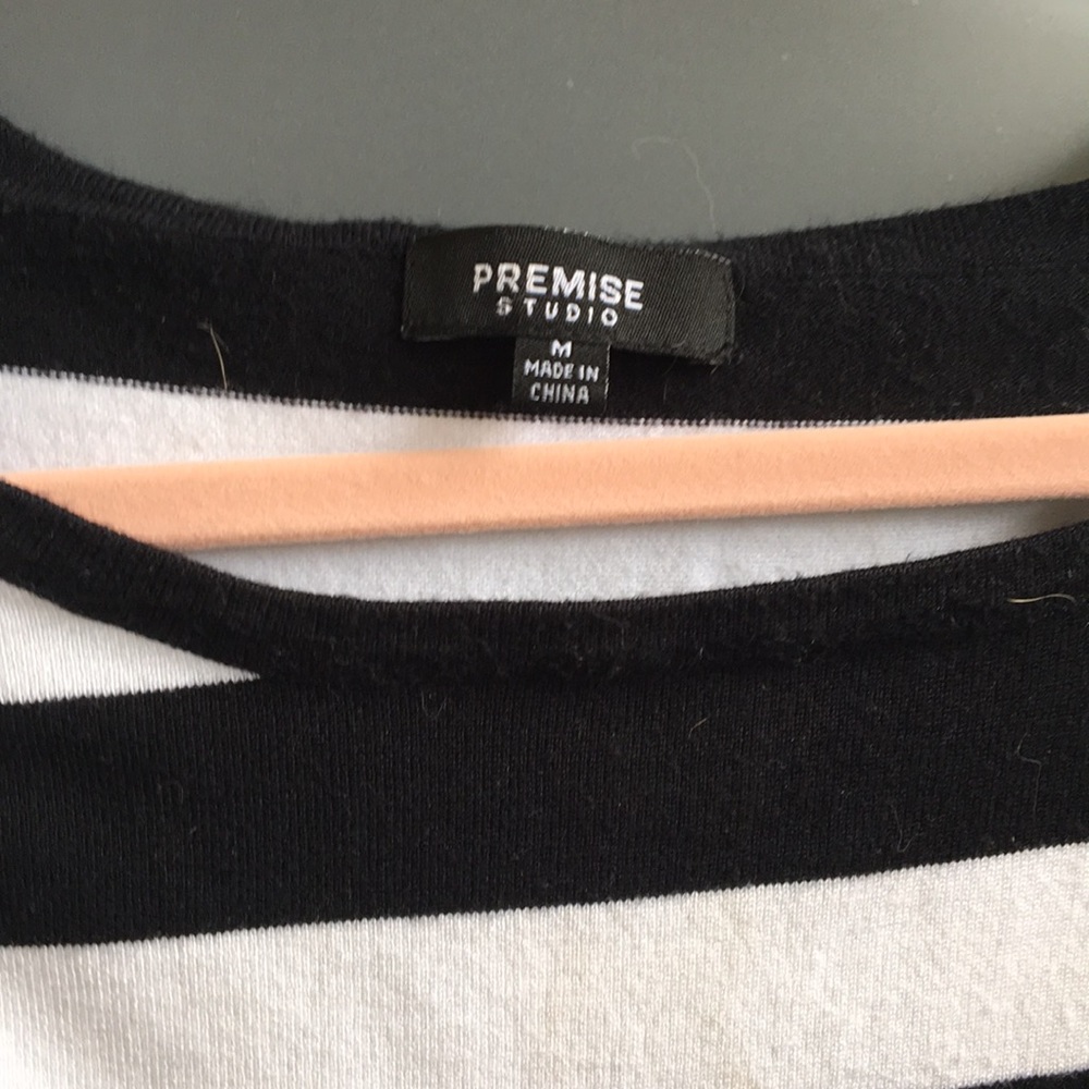 Premise Studio partisan stripe knit top - Picture 2 of 5